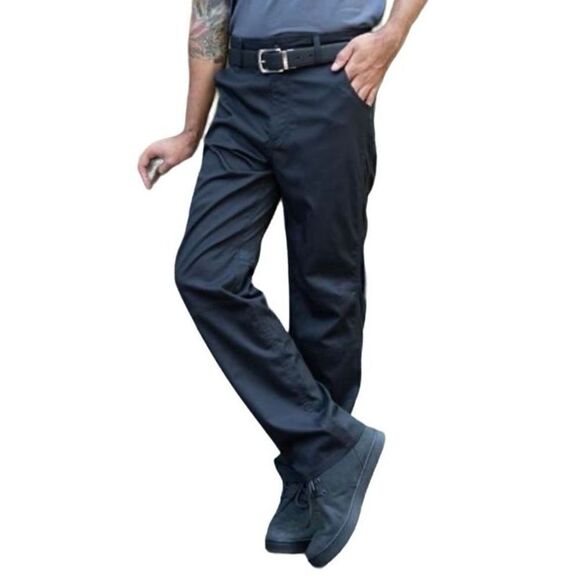 Chefwear Black Work Pants NWT - Clasp & Zipper - 30x32 - Flat Front Chef Pants - Picture 3 of 3
